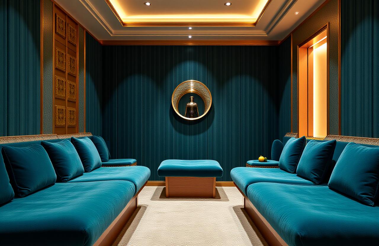 都会の喧騒を離れたアール・デコ調のスパ空間